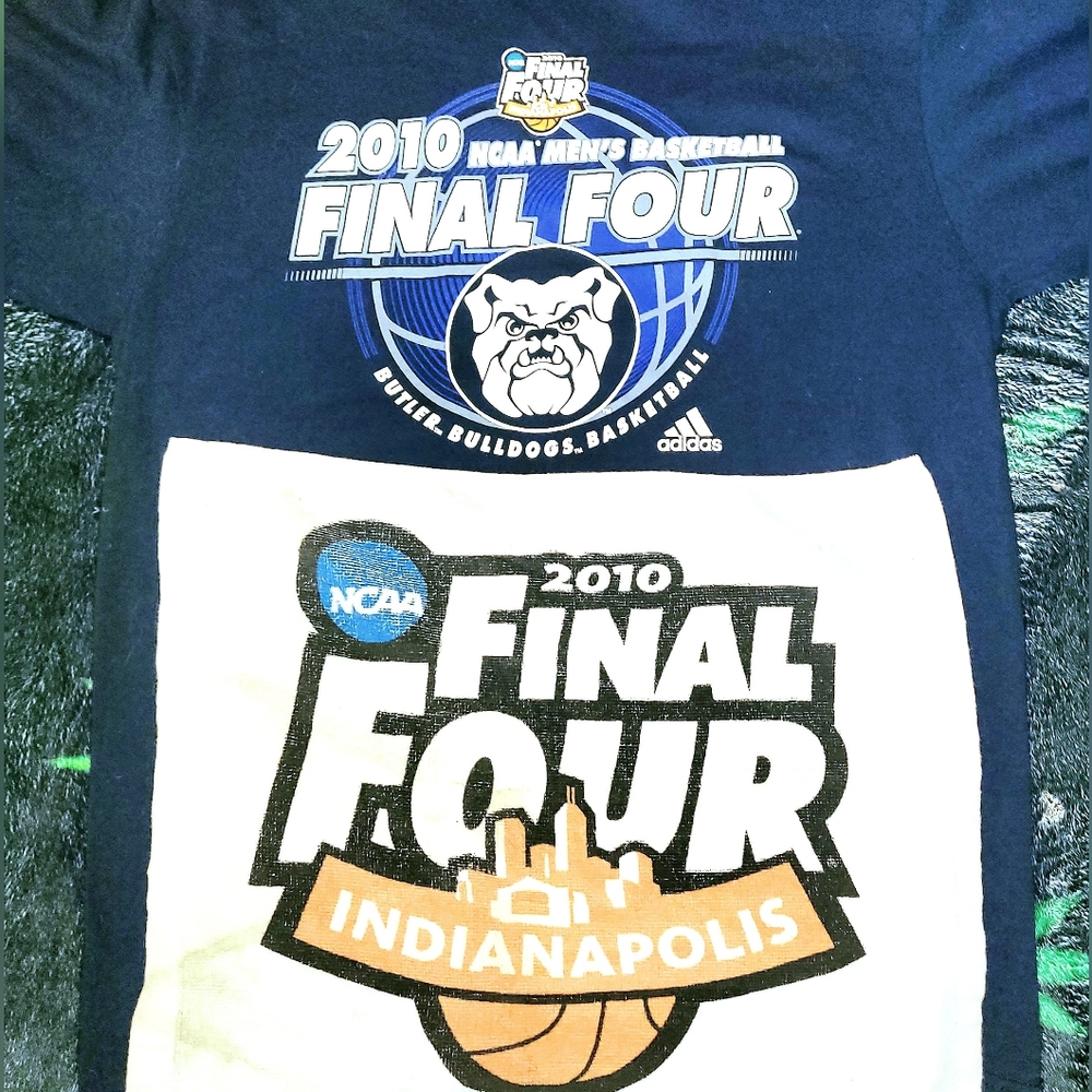2 NCAA 2010 Indianapolis Final Four Items: Adidas M Blue Butler Shirt & Towel